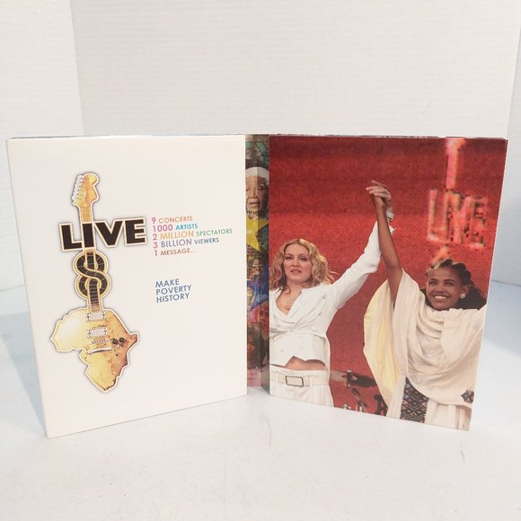 Live 8 One Day One Concert One World Live Aid 2005 (DVD, 4 DISC) - Picture 2 of 7